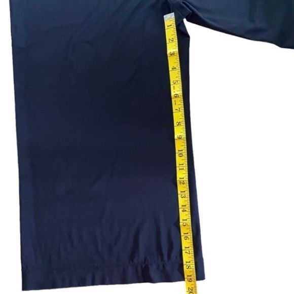 WHITE HOUSE BLACK MARKET Crop Pants Wide Leg Pull-On Capri Black Women Size M - Picture 7 of 13